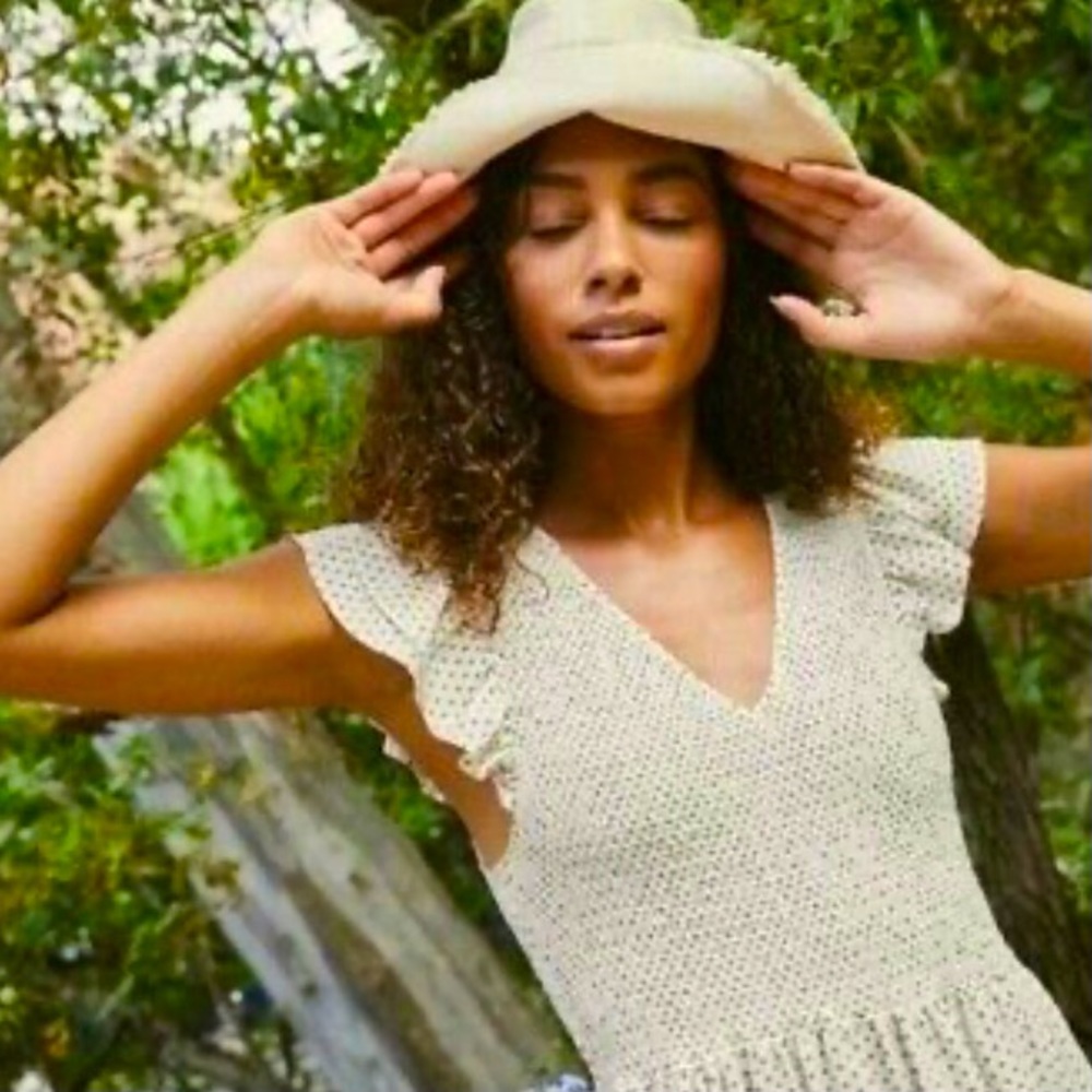 Christy Dawn Bodie Dress Alabaster Ditsy M/L NWT